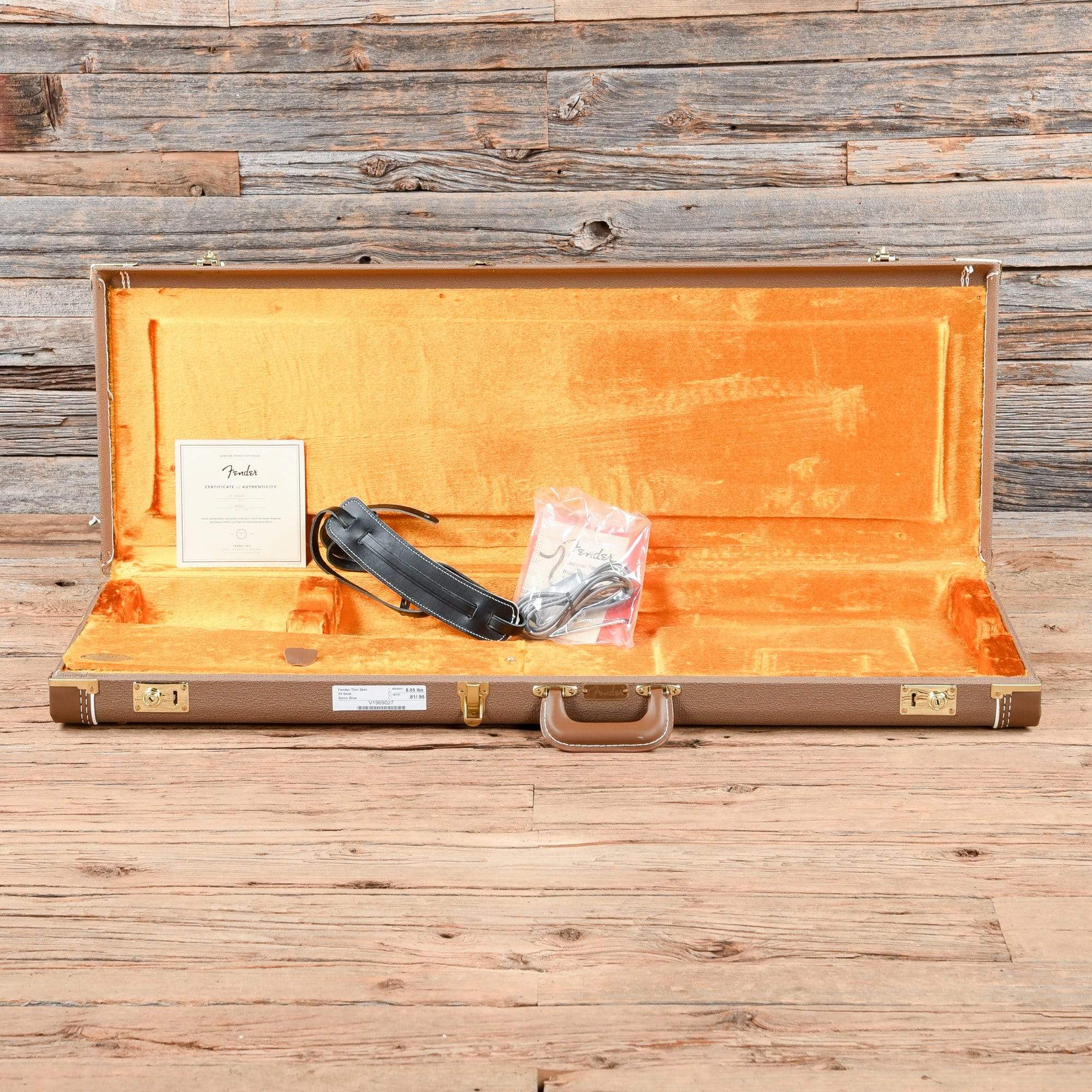 Fender American Vintage Thin Skin '59 Stratocaster Sonic Blue 2019 Electric Guitars / Solid Body