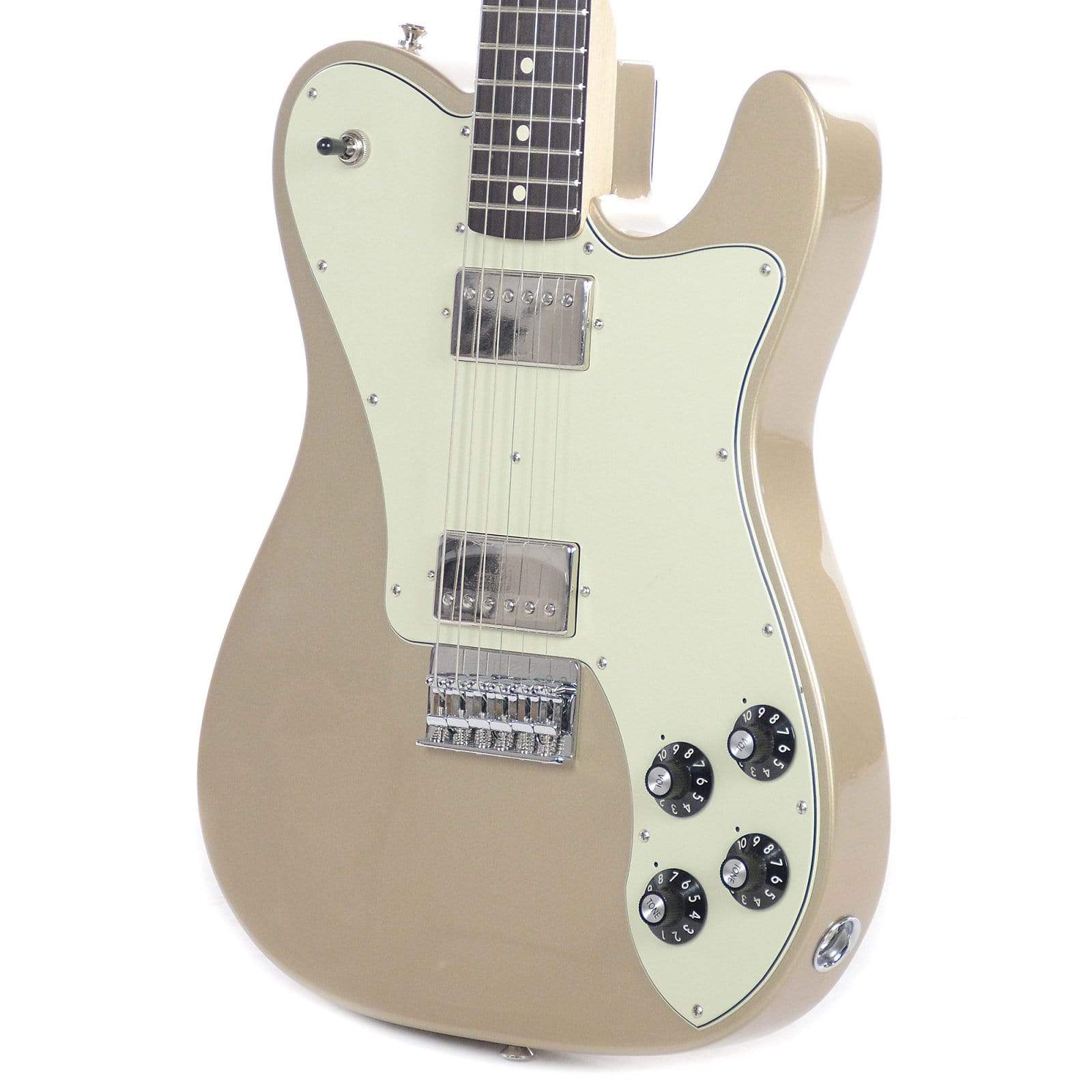 Fender Artist Chris Shiflett Telecaster Deluxe Shoreline Gold Electric Guitars / Solid Body