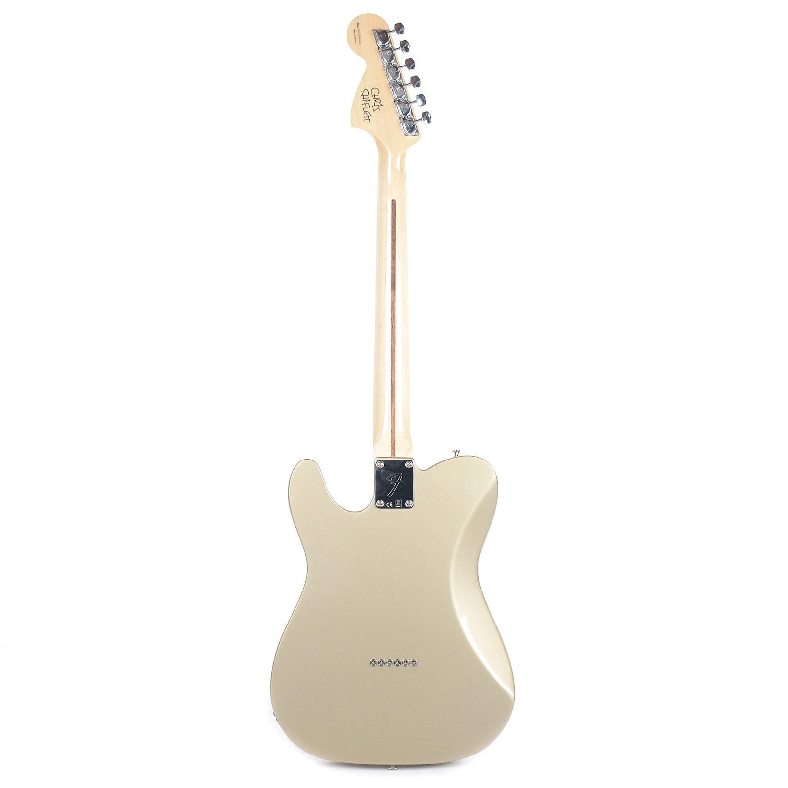 Fender Artist Chris Shiflett Telecaster Deluxe Shoreline Gold Electric Guitars / Solid Body