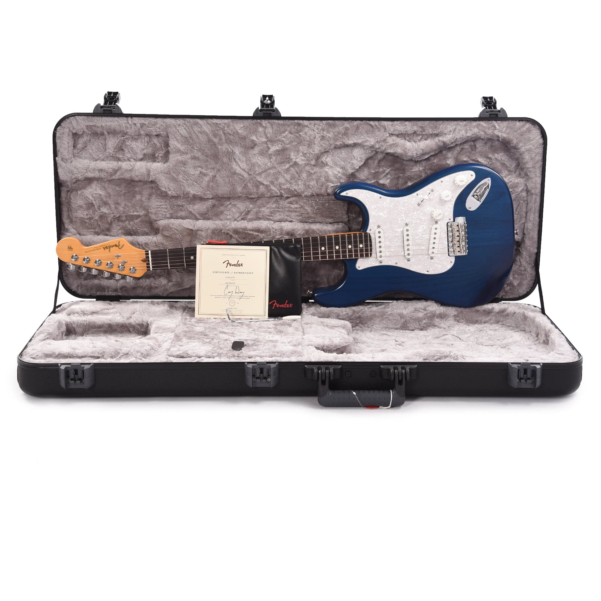 Fender Artist Cory Wong Stratocaster Sapphire Blue Transparent Electric Guitars / Solid Body