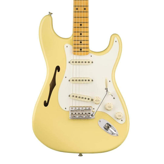 Fender Artist Eric Johnson Thinline Stratocaster Vintage White Electric Guitars / Solid Body