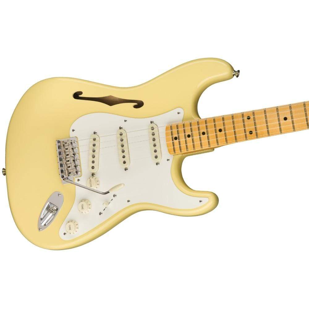 Fender Artist Eric Johnson Thinline Stratocaster Vintage White Electric Guitars / Solid Body