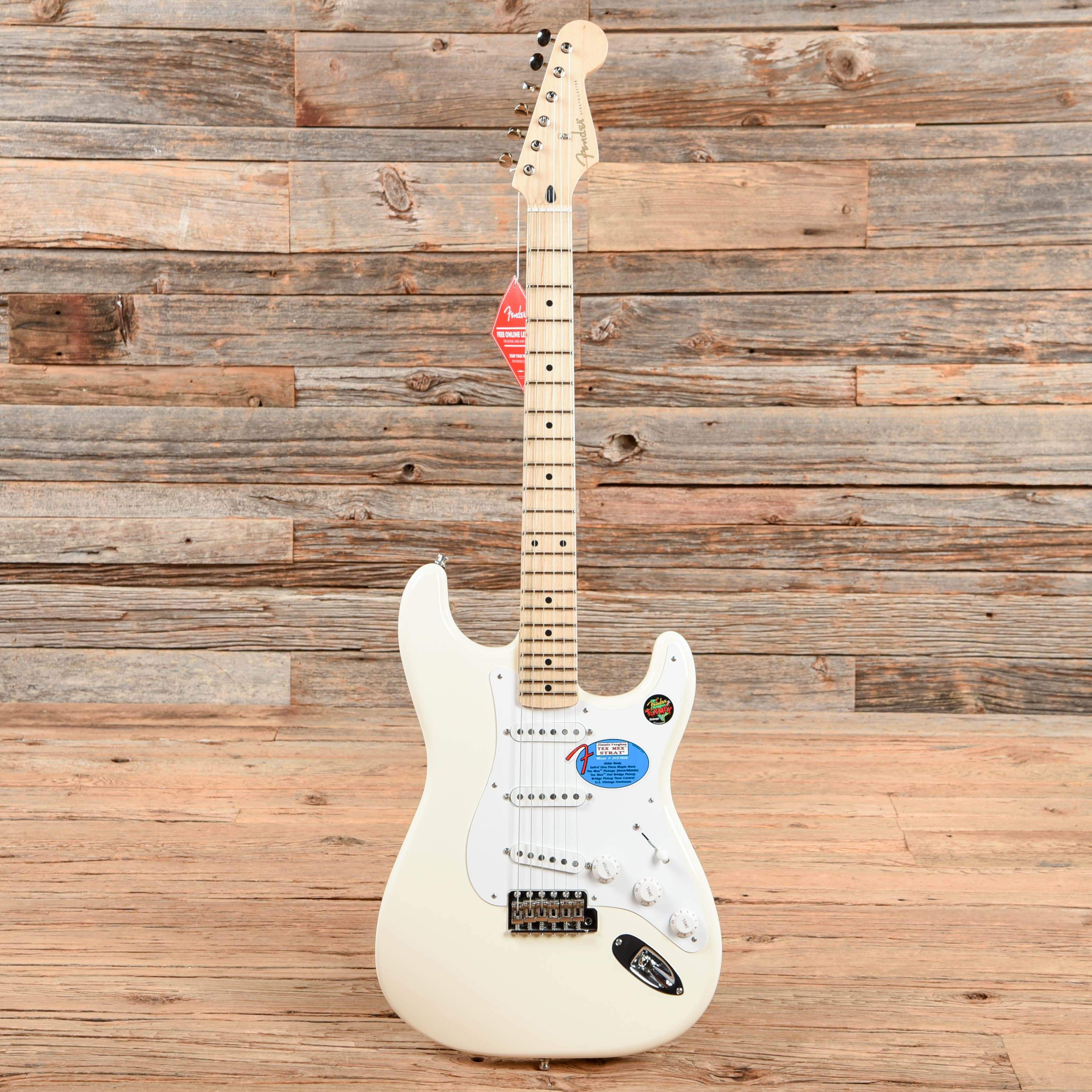 Fender Artist Jimmie Vaughan Tex-Mex Stratocaster Olympic White 2019 Electric Guitars / Solid Body
