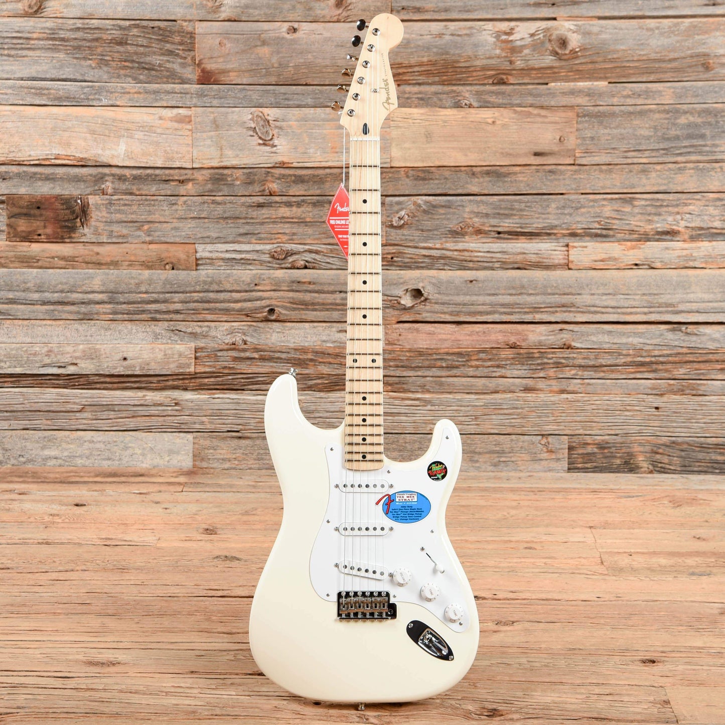Fender Artist Jimmie Vaughan Tex-Mex Stratocaster Olympic White 2019 Electric Guitars / Solid Body