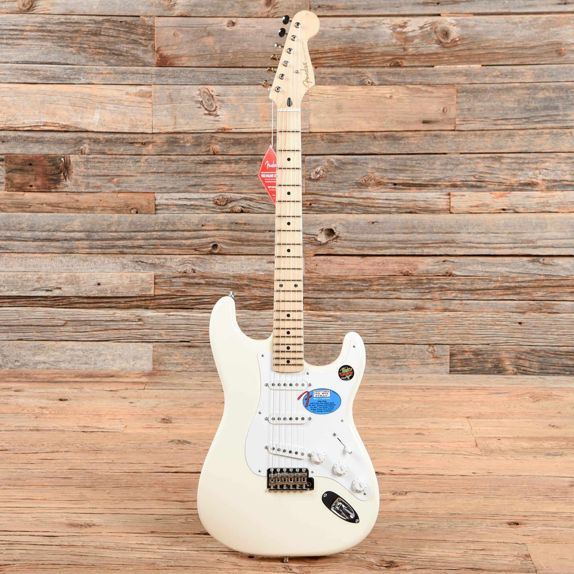 Fender Artist Jimmie Vaughan Tex-Mex Stratocaster Olympic White 2019 Electric Guitars / Solid Body
