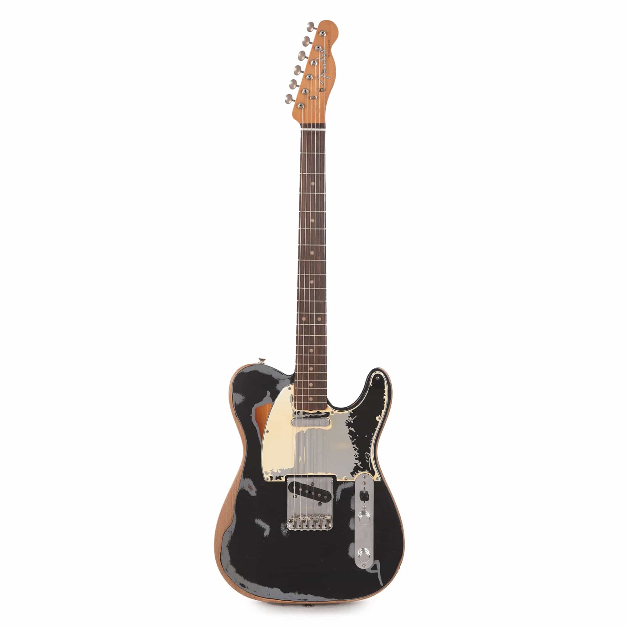 Fender Artist Joe Strummer Telecaster Road Worn Black Electric Guitars / Solid Body