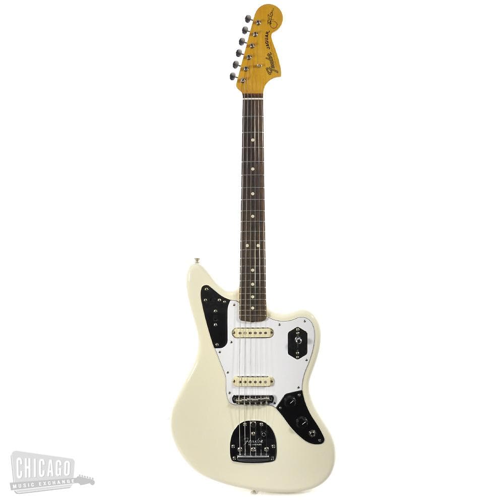 Fender Artist Johnny Marr Jaguar Olympic White Electric Guitars / Solid Body