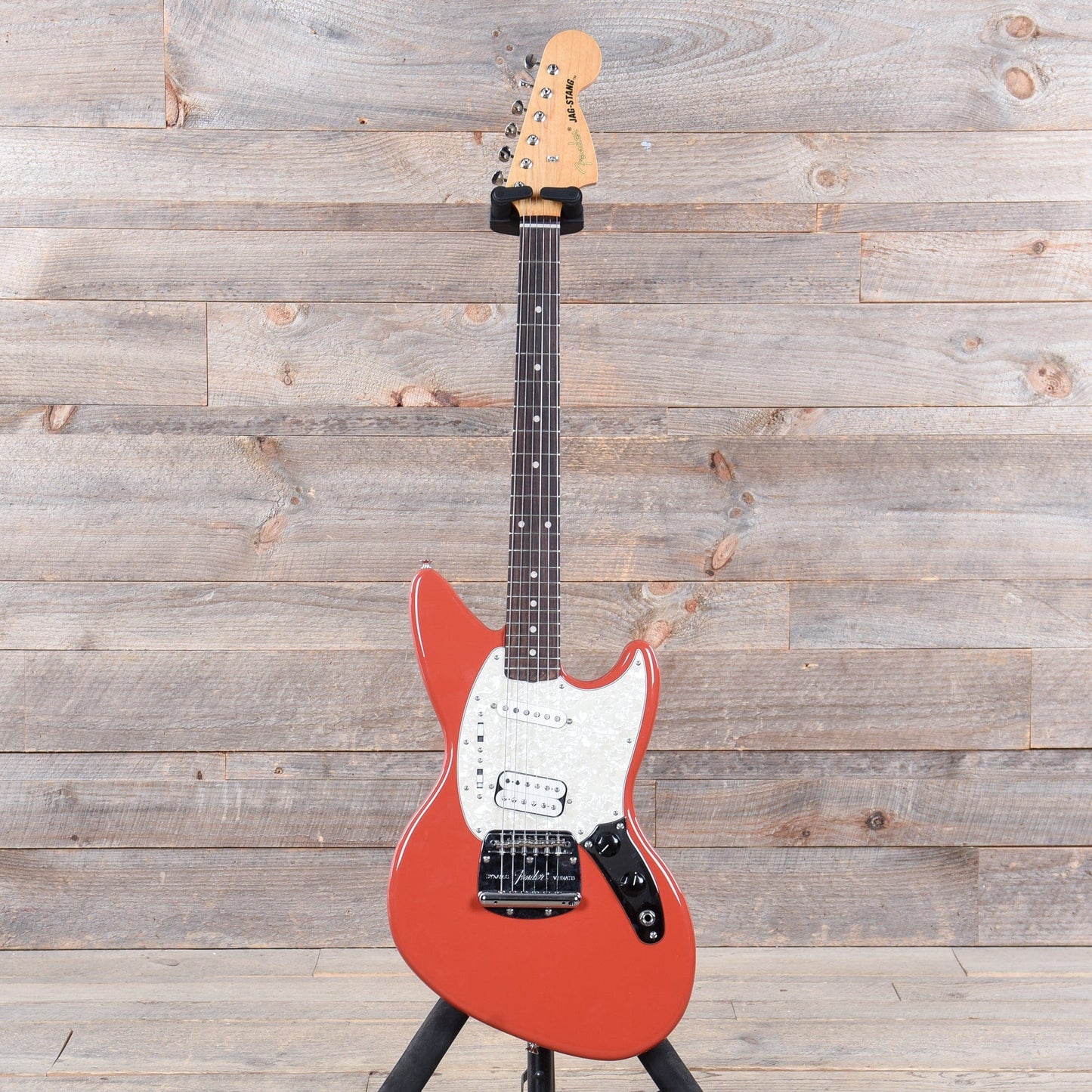 Fender Artist Kurt Cobain Jag-Stang Fiesta Red Electric Guitars / Solid Body