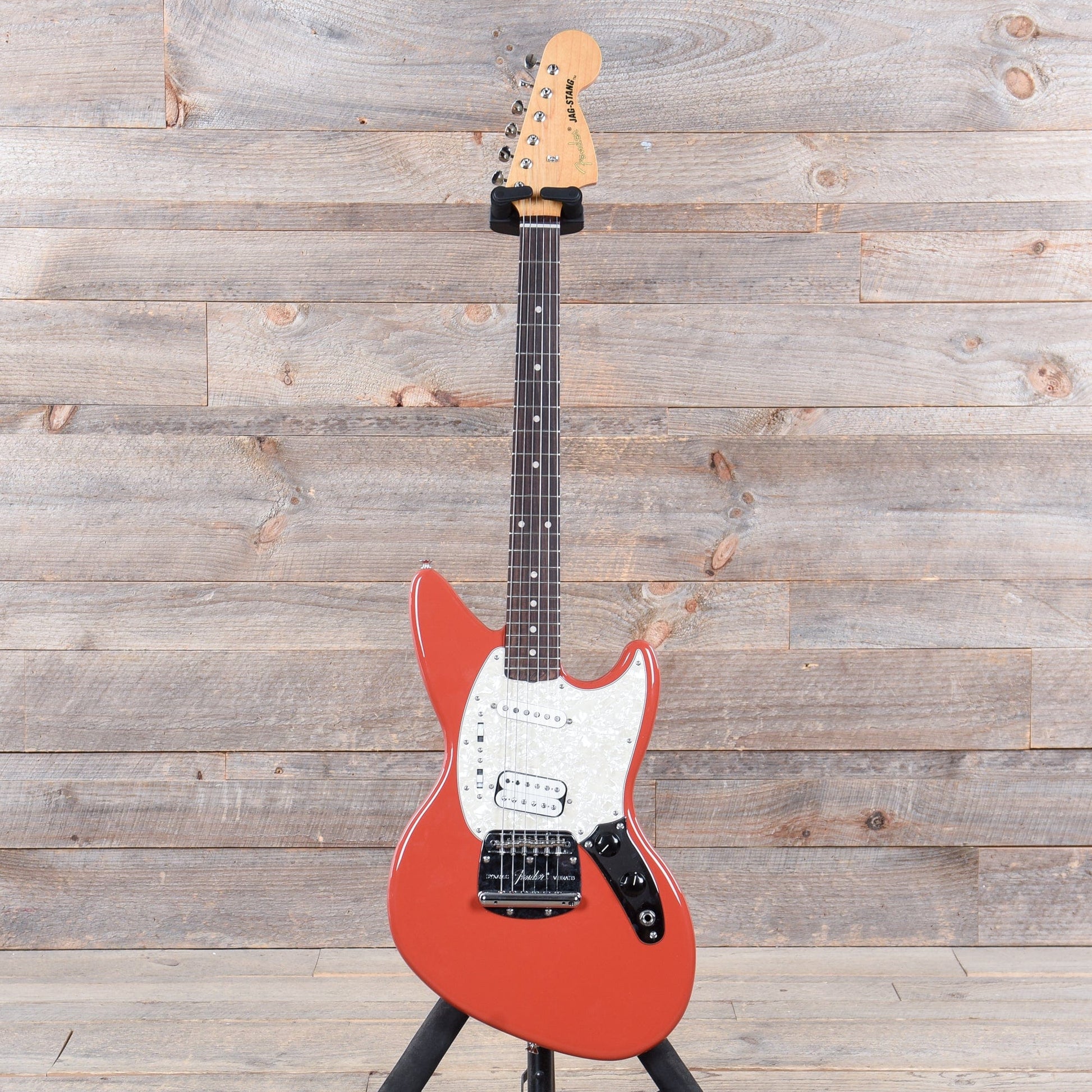 Fender Artist Kurt Cobain Jag-Stang Fiesta Red Electric Guitars / Solid Body