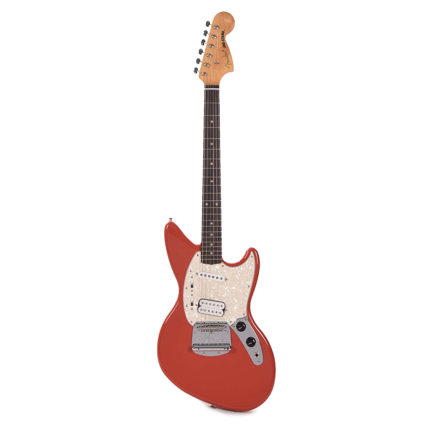 Fender Artist Kurt Cobain Jag-Stang Fiesta Red Electric Guitars / Solid Body