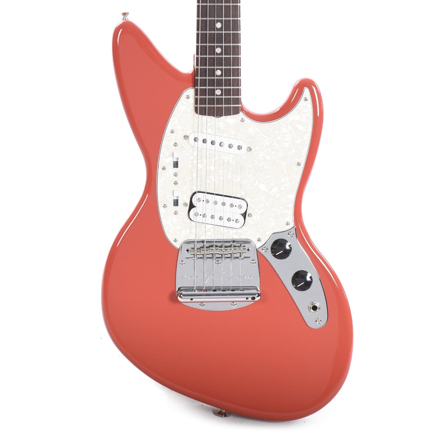 Fender Artist Kurt Cobain Jag-Stang Fiesta Red Electric Guitars / Solid Body
