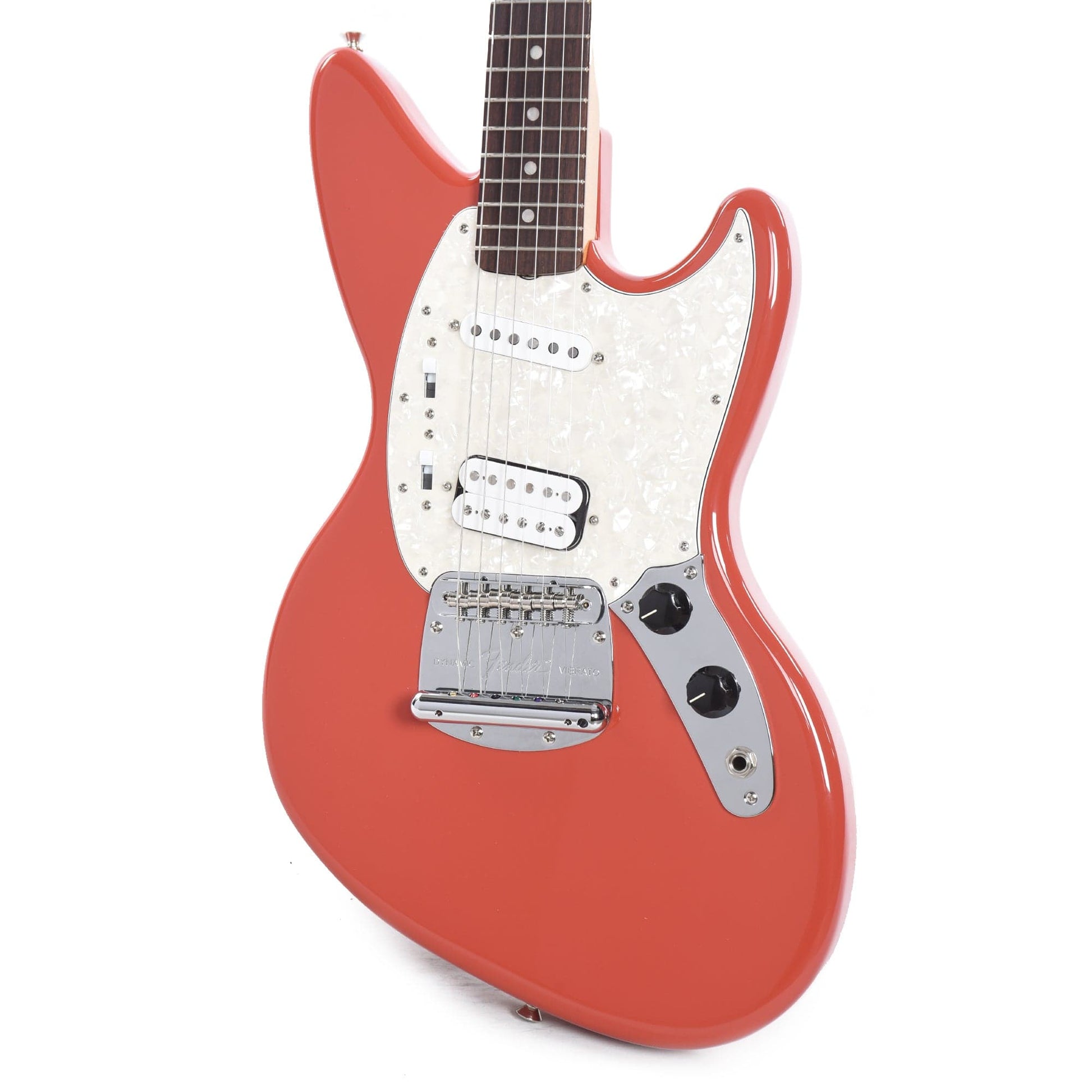 Fender Artist Kurt Cobain Jag-Stang Fiesta Red Electric Guitars / Solid Body