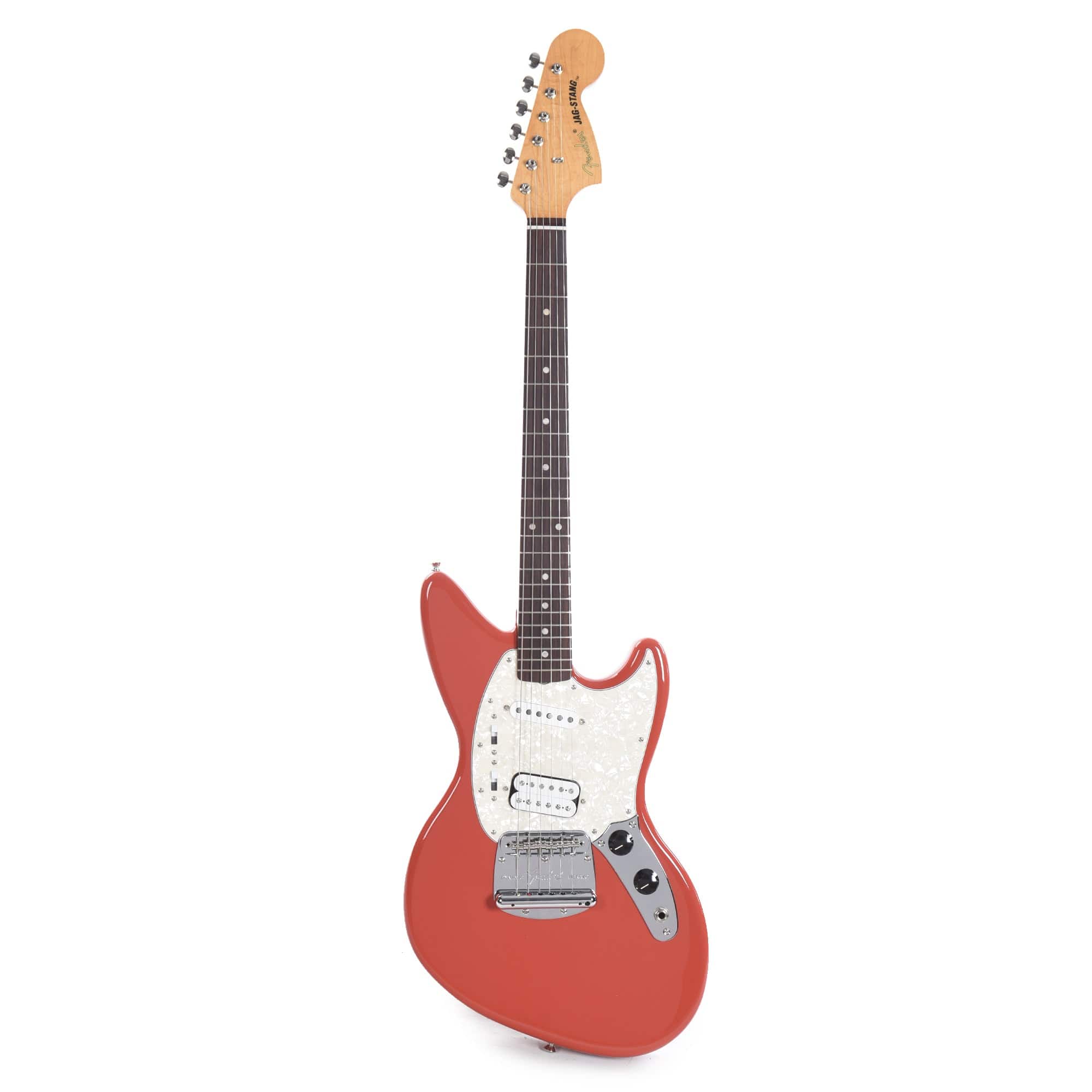 Fender Artist Kurt Cobain Jag-Stang Fiesta Red Electric Guitars / Solid Body