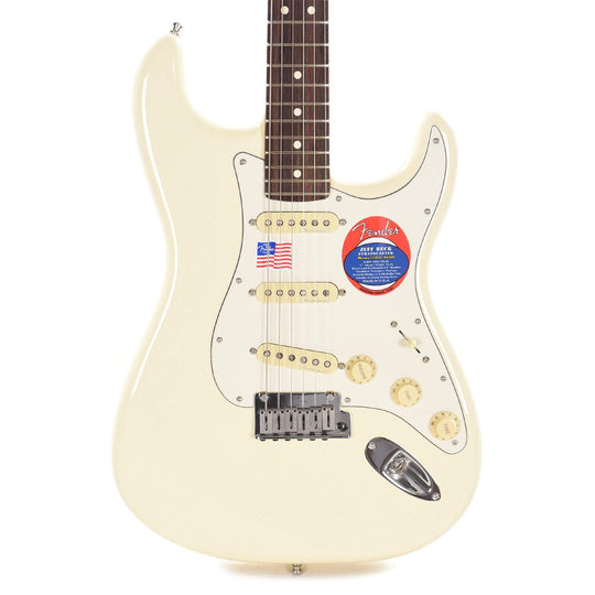 Fender Artist Series Jeff Beck Stratocaster Olympic White Electric Guitars / Solid Body