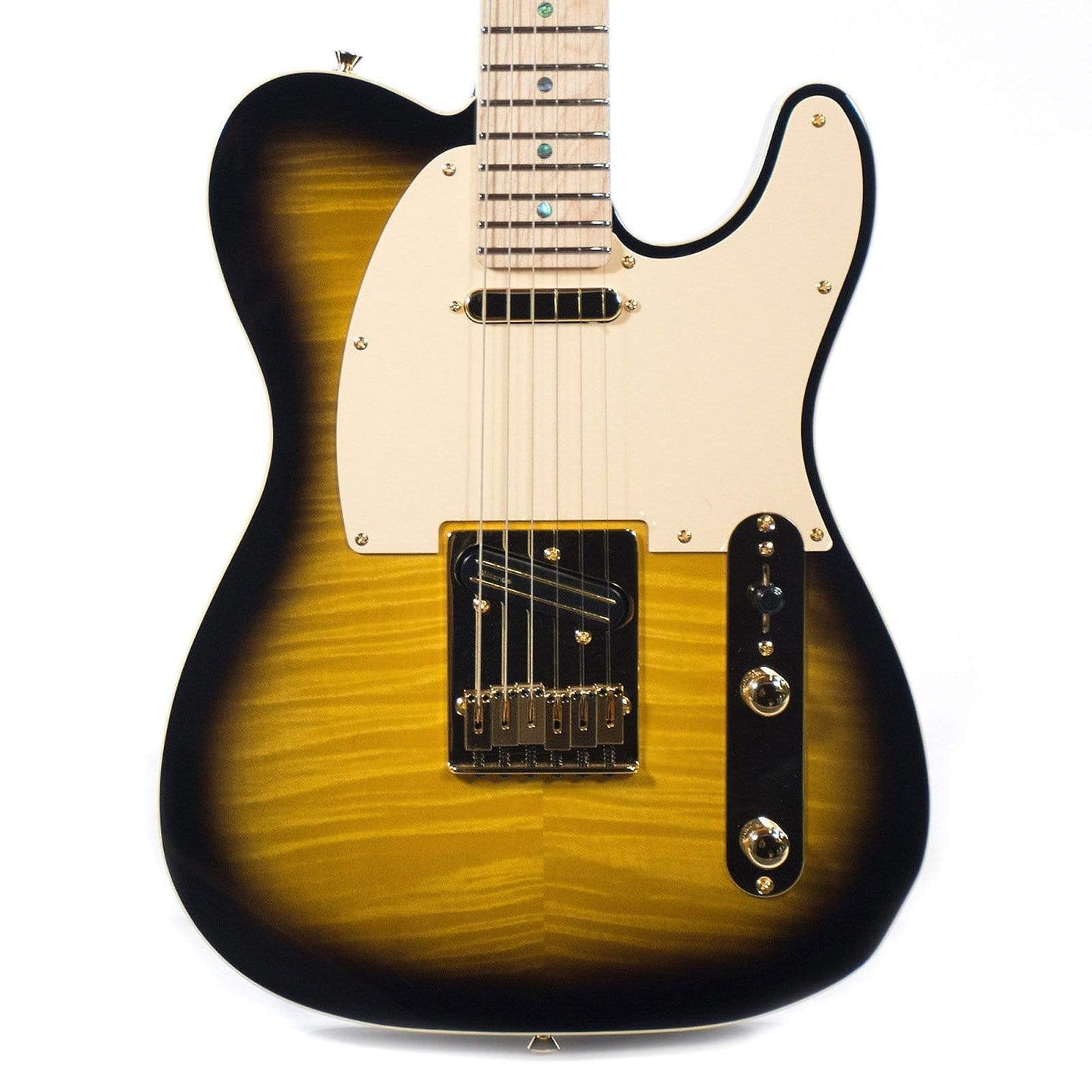 Fender Artist Series Richie Kotzen Telecaster Brown Sunburst Electric Guitars / Solid Body