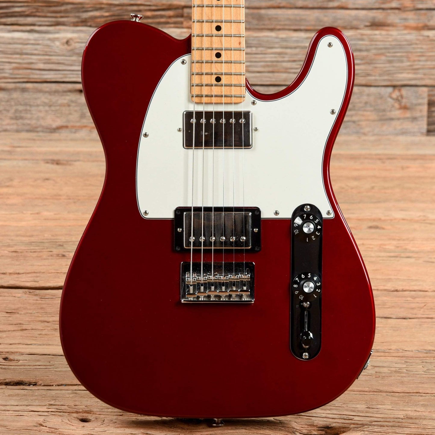 Fender Blacktop Telecaster HH Candy Apple Red 2011 Electric Guitars / Solid Body