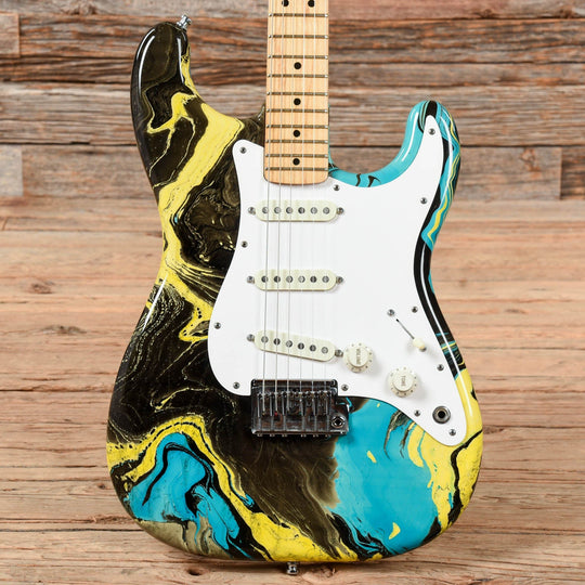 Fender Bowling Ball Stratocaster Blue 1983 Electric Guitars / Solid Body