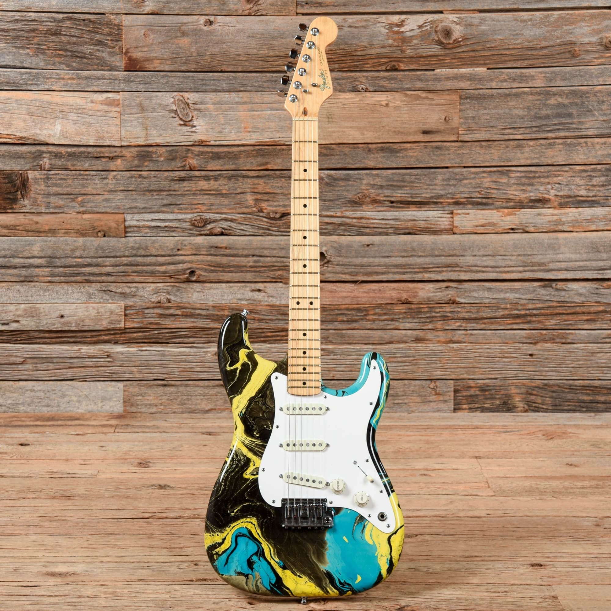 Fender Bowling Ball Stratocaster Blue 1983 Electric Guitars / Solid Body