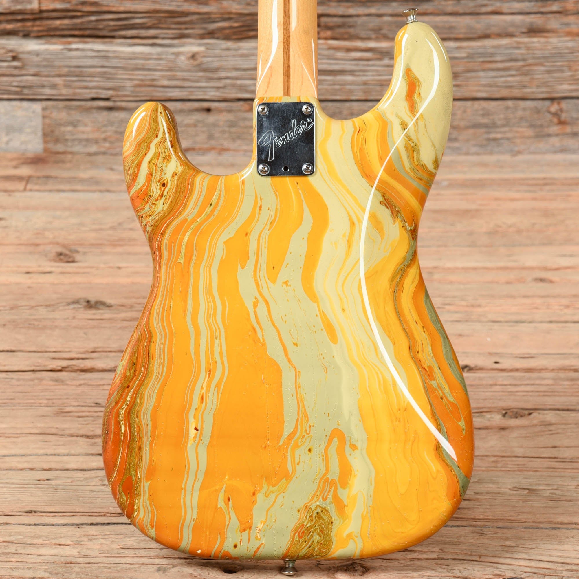 Fender Bowling Ball Stratocaster Gold 1983 Electric Guitars / Solid Body