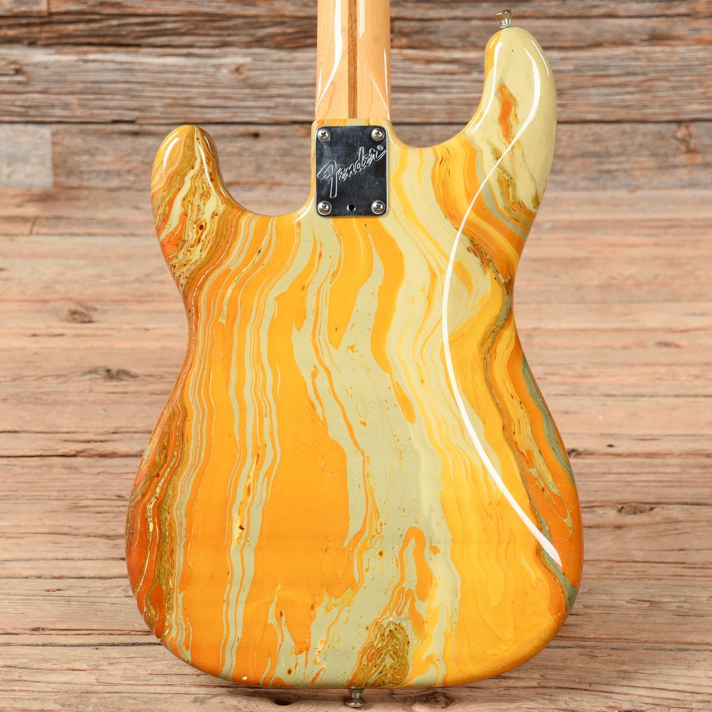 Fender Bowling Ball Stratocaster Gold 1983 Electric Guitars / Solid Body