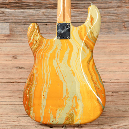 Fender Bowling Ball Stratocaster Gold 1983 Electric Guitars / Solid Body
