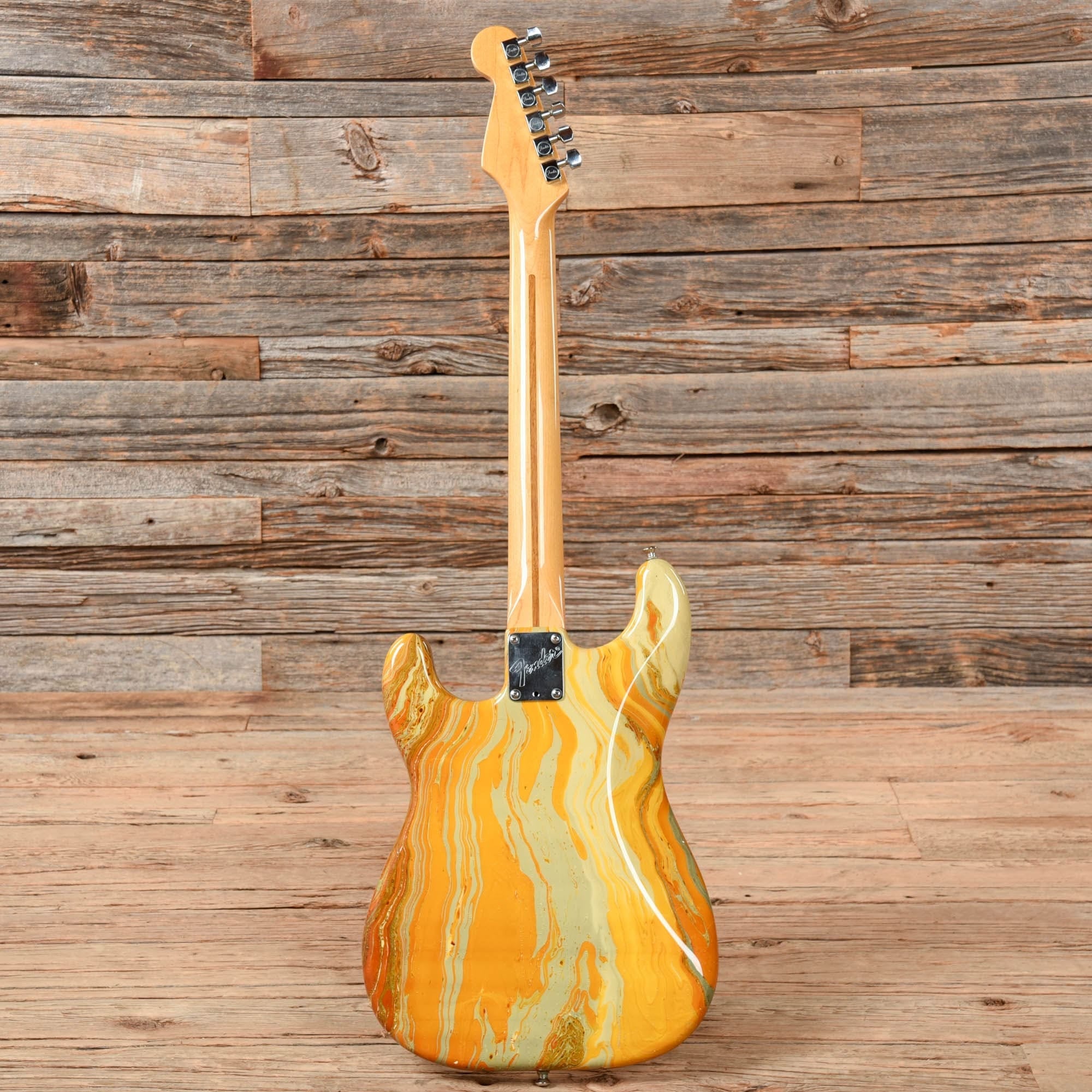 Fender Bowling Ball Stratocaster Gold 1983 Electric Guitars / Solid Body