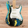 Fender Bowling Ball Stratocaster Marble Blue 1984 Electric Guitars / Solid Body