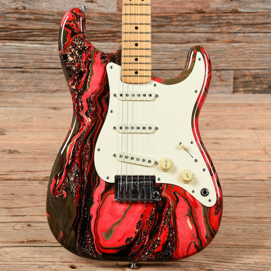 Fender Bowling Ball Stratocaster Red 1983 Electric Guitars / Solid Body