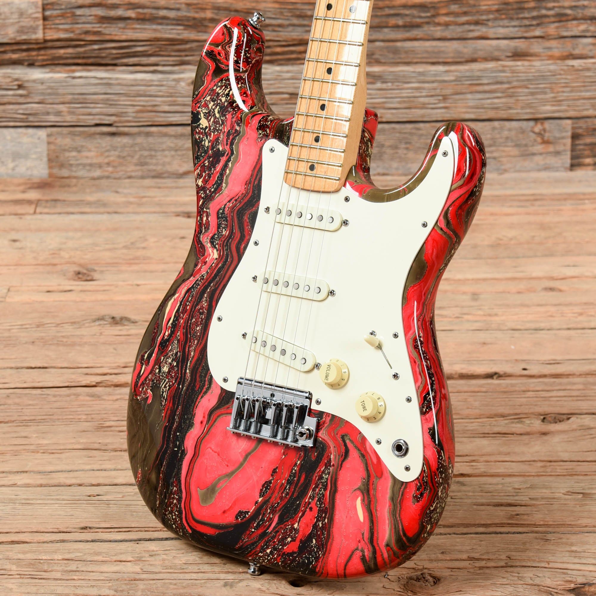 Fender Bowling Ball Stratocaster Red 1983 Electric Guitars / Solid Body