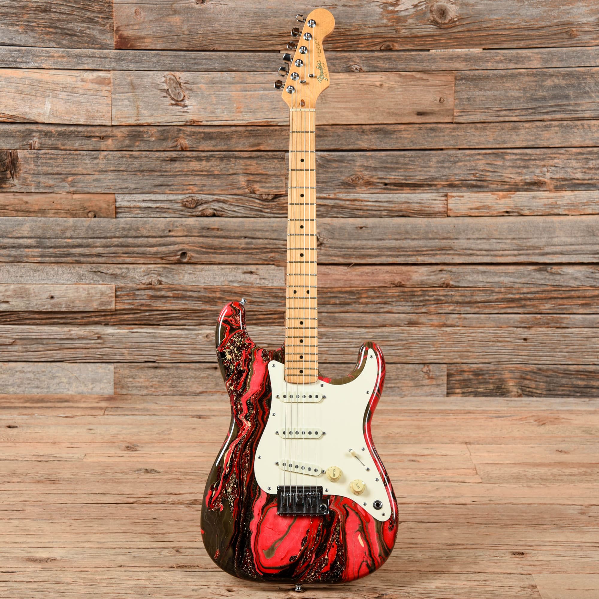 Fender Bowling Ball Stratocaster Red 1983 Electric Guitars / Solid Body