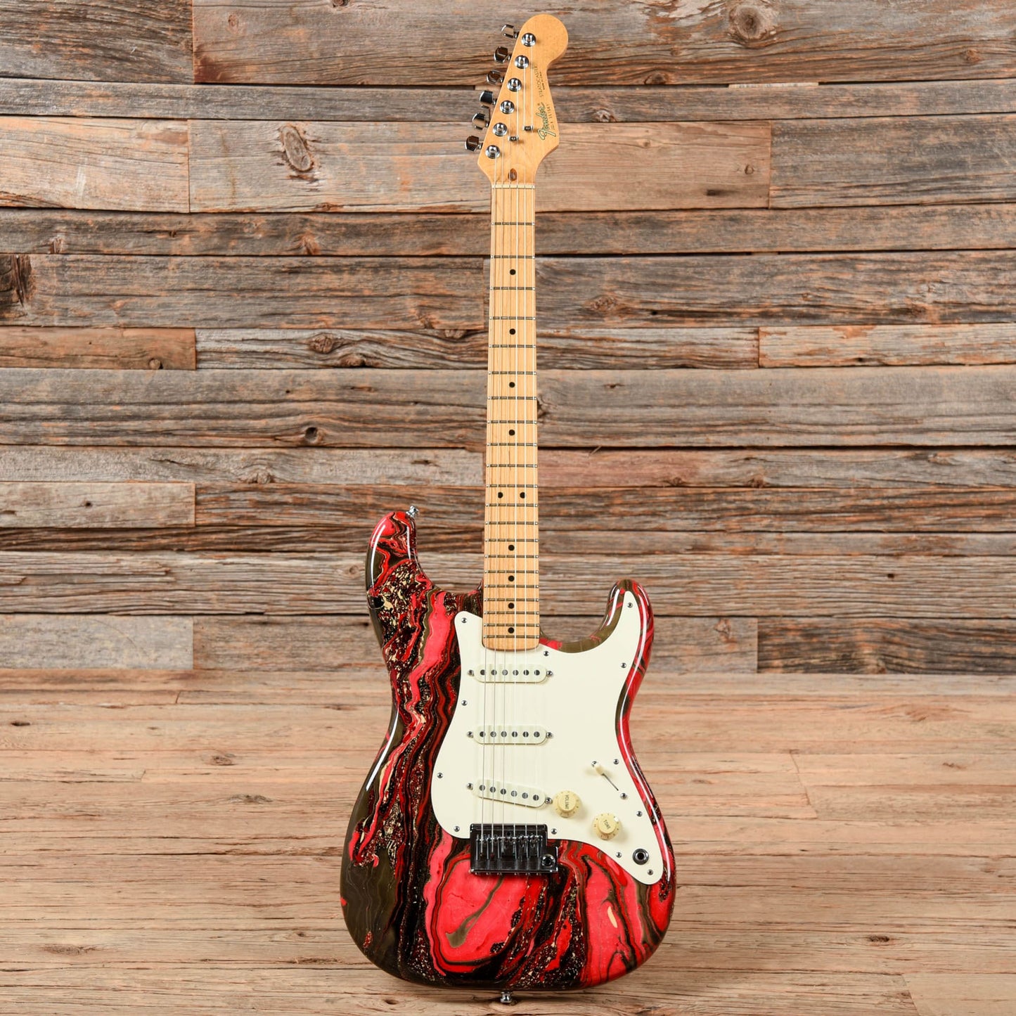 Fender Bowling Ball Stratocaster Red 1983 Electric Guitars / Solid Body
