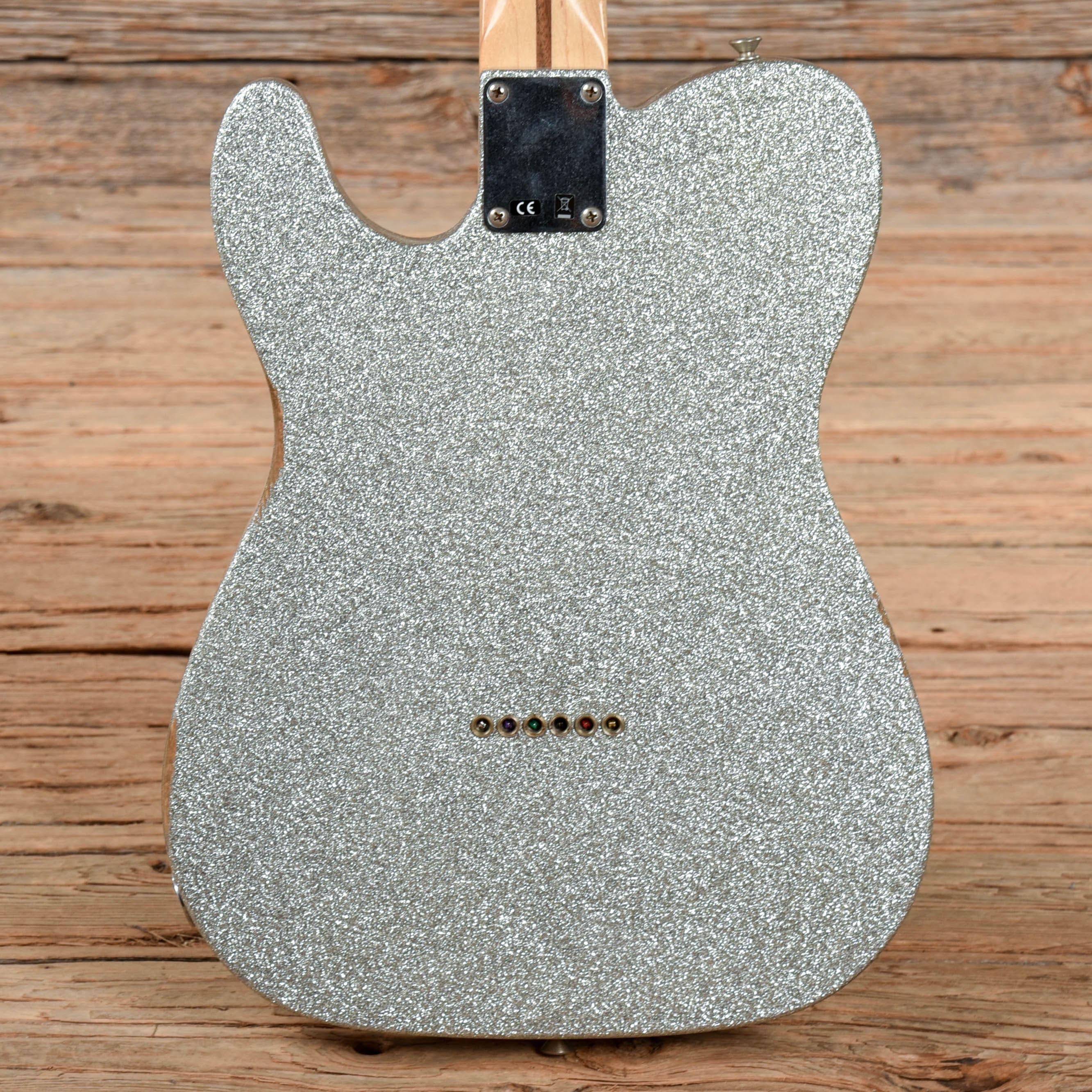 Fender Brad Paisley Road Worn Telecaster Silver Sparkle 2017 Electric Guitars / Solid Body