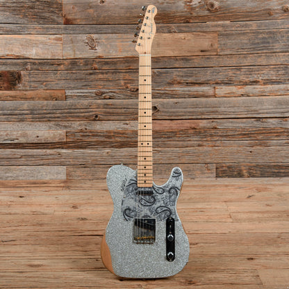 Fender Brad Paisley Road Worn Telecaster Silver Sparkle 2017 Electric Guitars / Solid Body