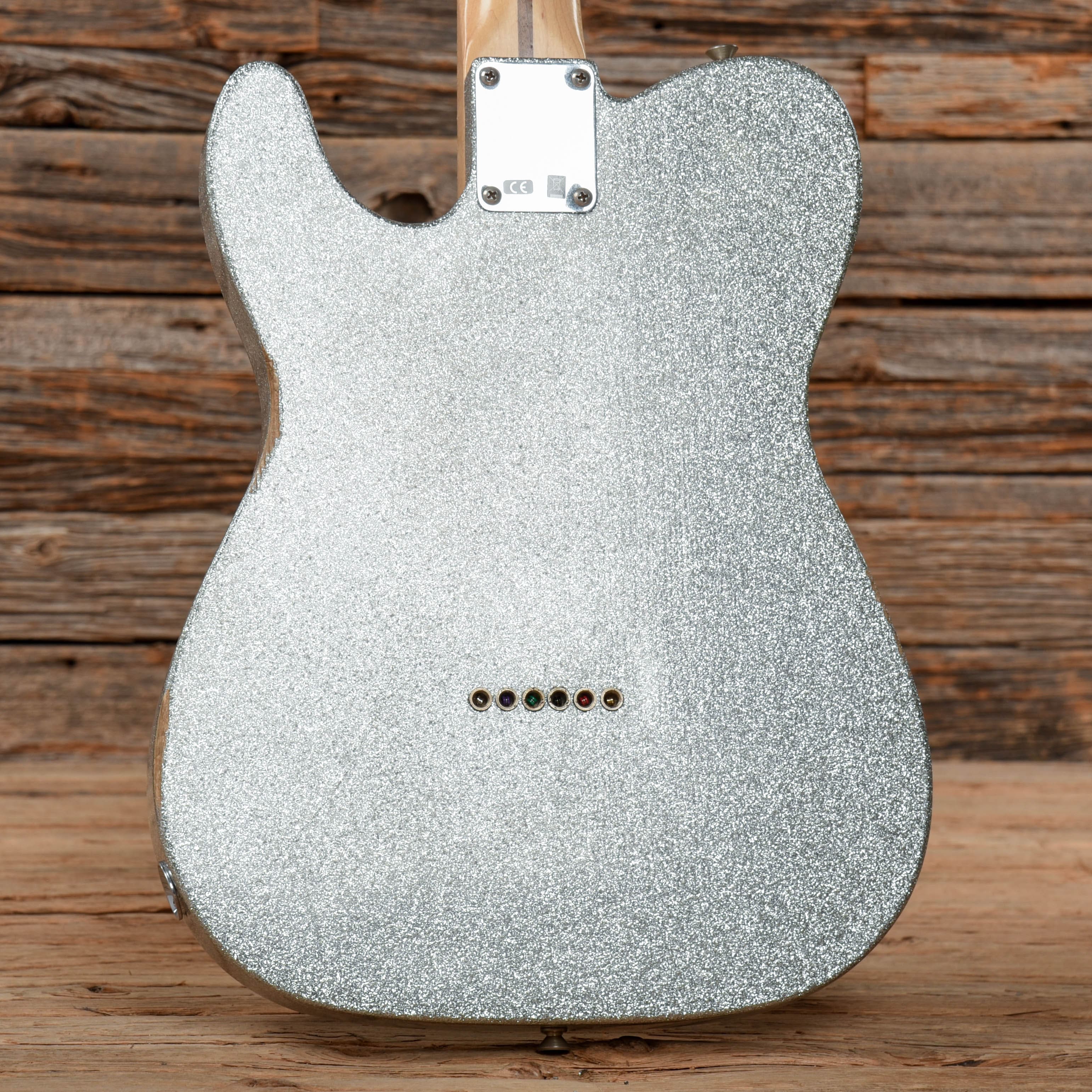 Fender Brad Paisley Road Worn Telecaster Silver Sparkle 2017 Electric Guitars / Solid Body