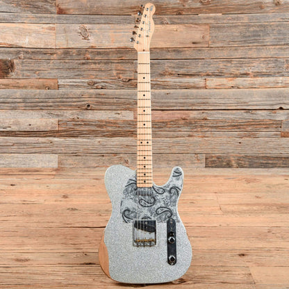 Fender Brad Paisley Road Worn Telecaster Silver Sparkle Electric Guitars / Solid Body