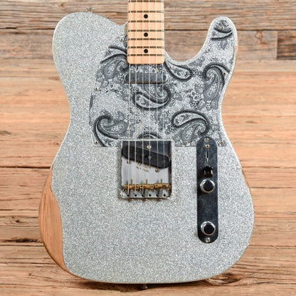 Fender Brad Paisley Road Worn Telecaster Silver Sparkle Electric Guitars / Solid Body