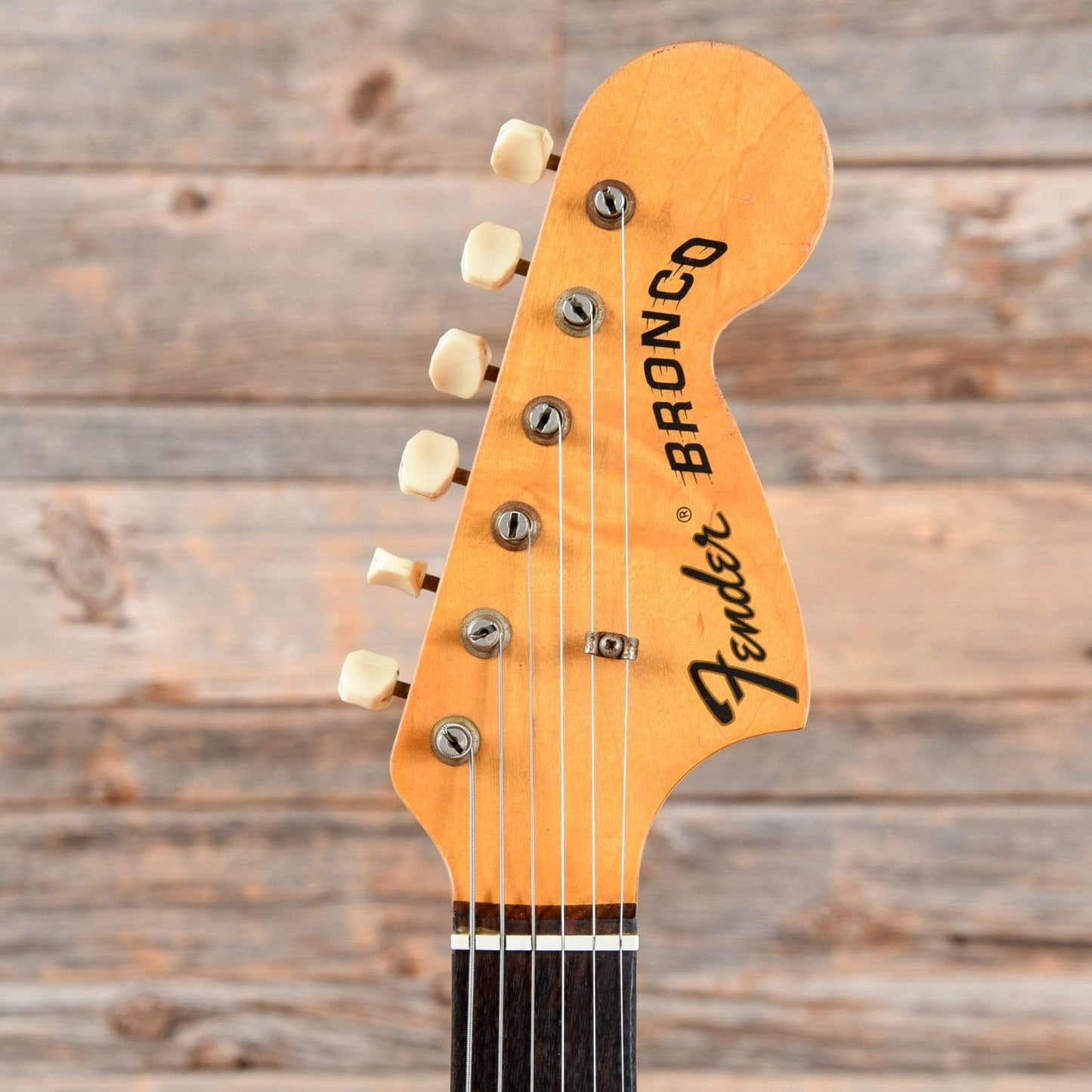 Fender Bronco Fiesta Red 1970 Electric Guitars / Solid Body