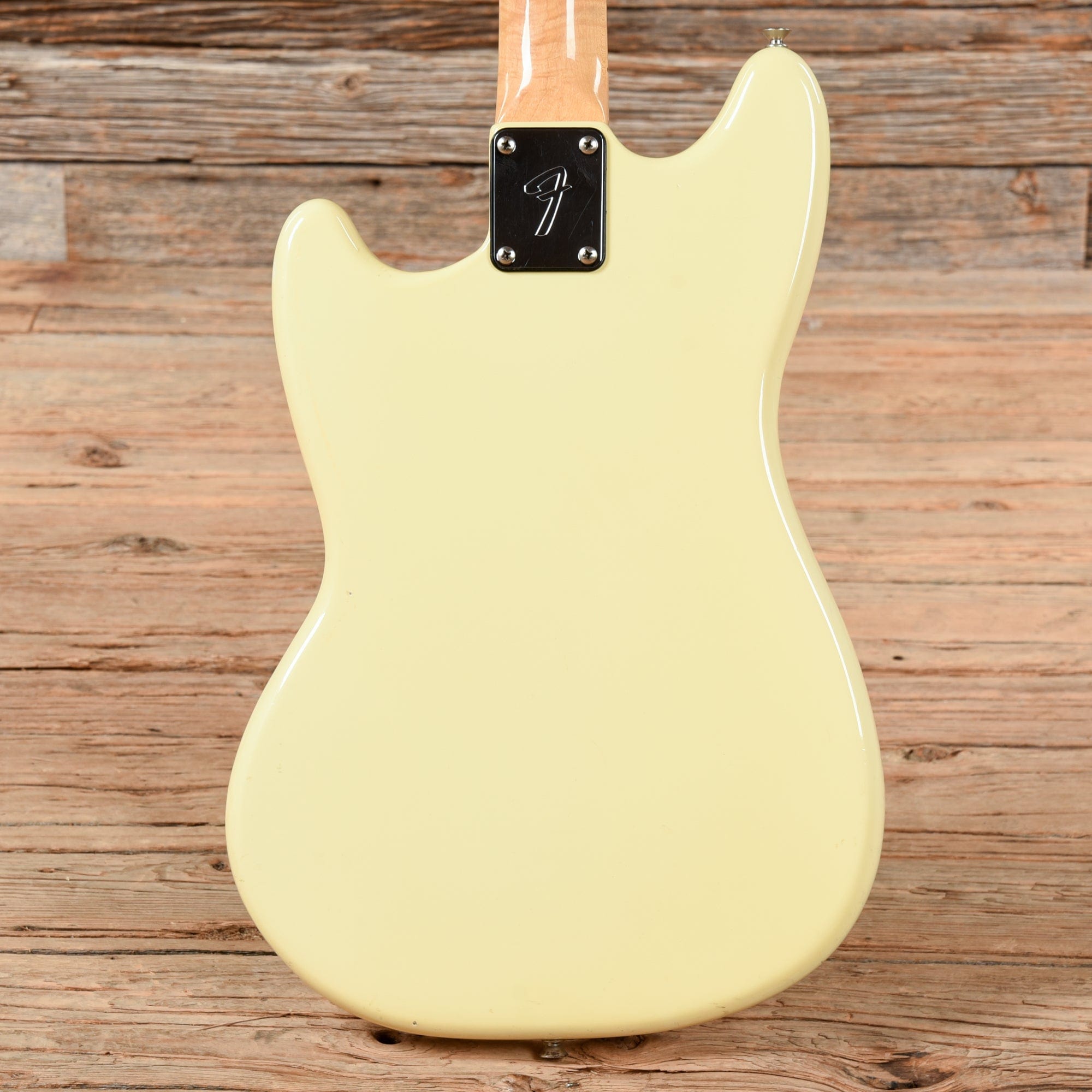Fender Bronco White 1977 Electric Guitars / Solid Body
