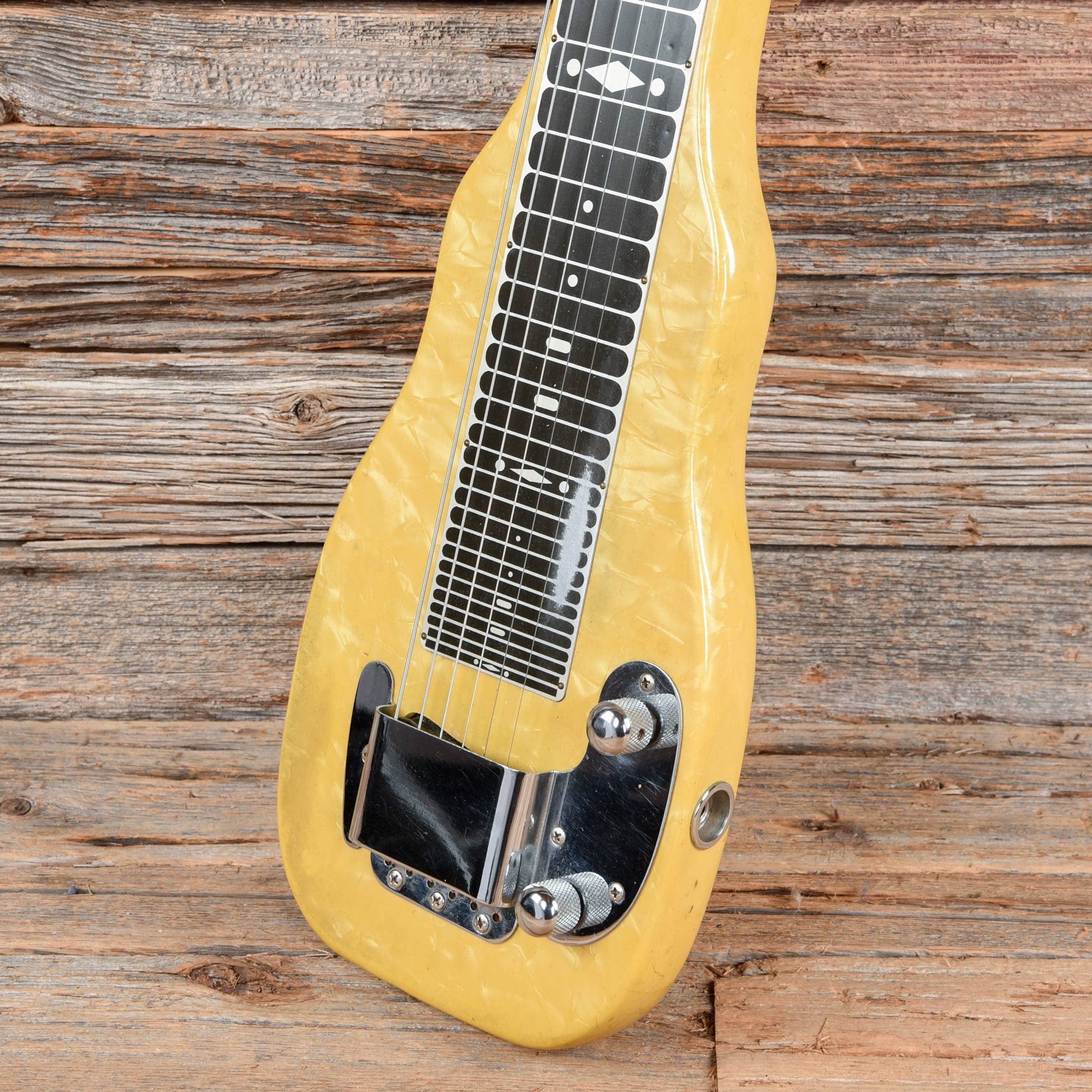 Fender Champion Lap Steel Yellow MOTS 1950s Electric Guitars / Solid Body