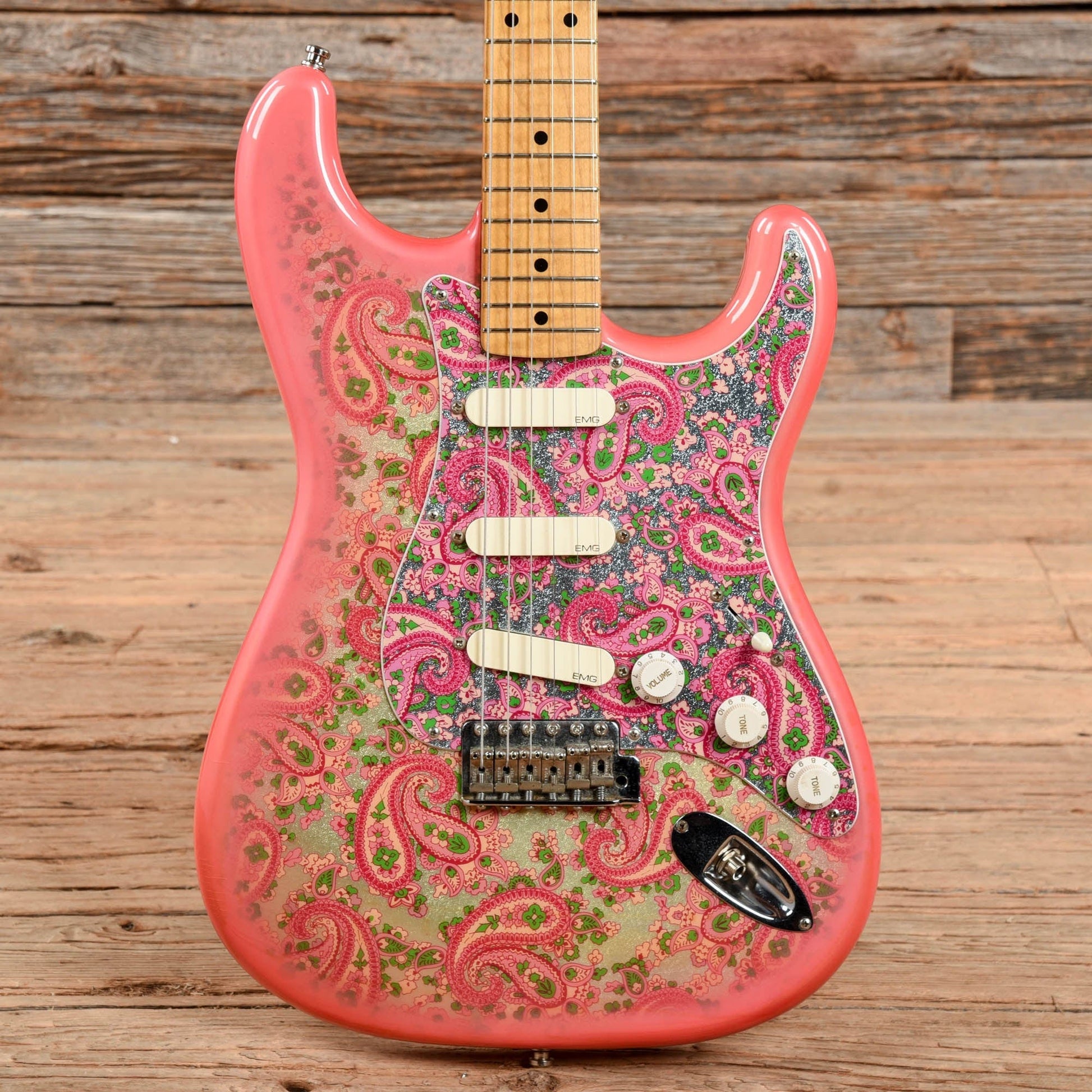 Fender CIJ Stratocaster Pink Paisley Electric Guitars / Solid Body