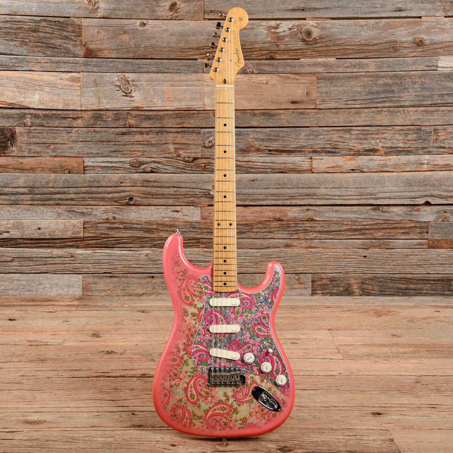Fender CIJ Stratocaster Pink Paisley Electric Guitars / Solid Body