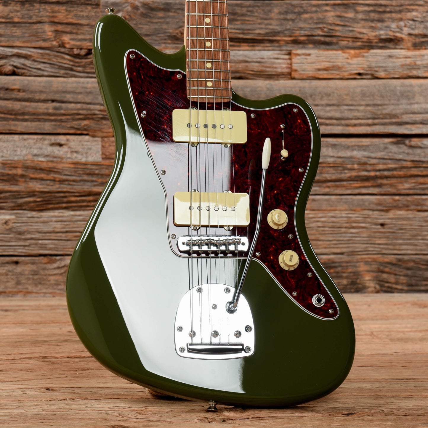 Fender Classic Player Jazzmaster Olive Green 2021 Electric Guitars / Solid Body
