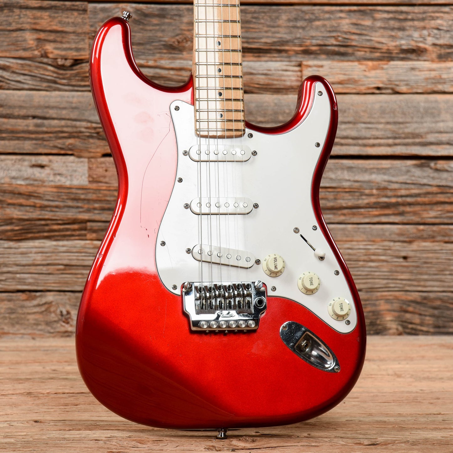 Fender Contemporary Strat Red 1985 Electric Guitars / Solid Body