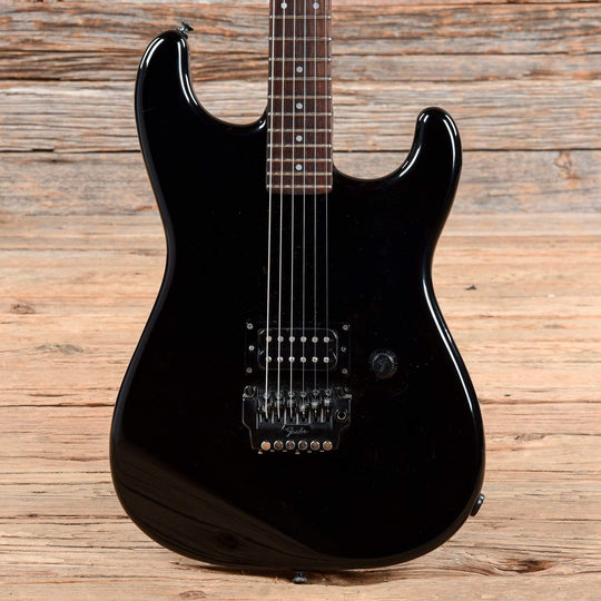 Fender Contemporary Stratocaster Black 1980s Electric Guitars / Solid Body
