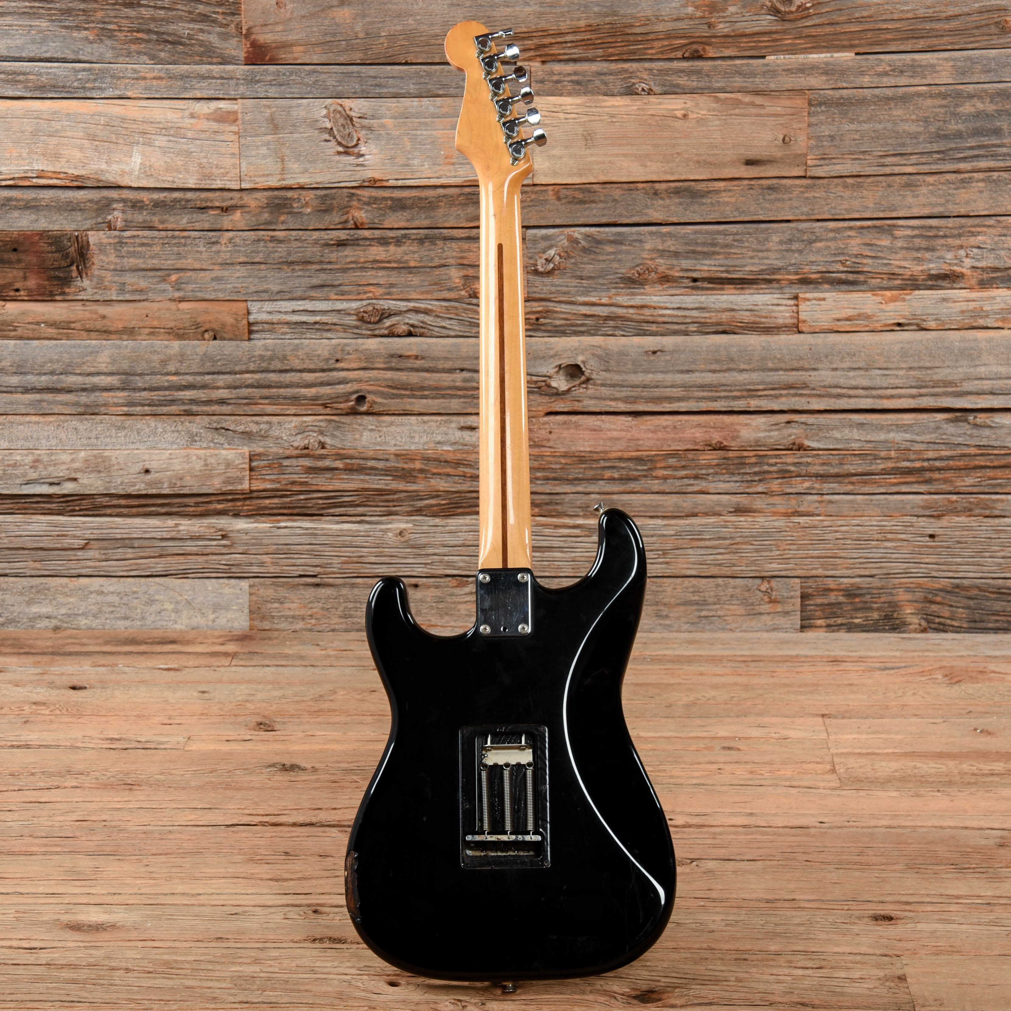 Fender Contemporary Stratocaster Black 1987 Electric Guitars / Solid Body