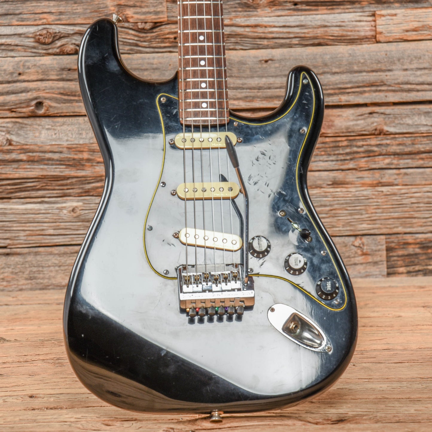 Fender Contemporary Stratocaster Black 1987 Electric Guitars / Solid Body