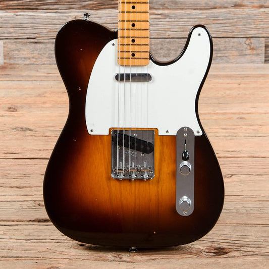 Fender CS 1955 Telecaster "Chicago Special" Journeyman Relic Aged Wide Fade Chocolate 2-Tone Sunburst 2018 Electric Guitars / Solid Body