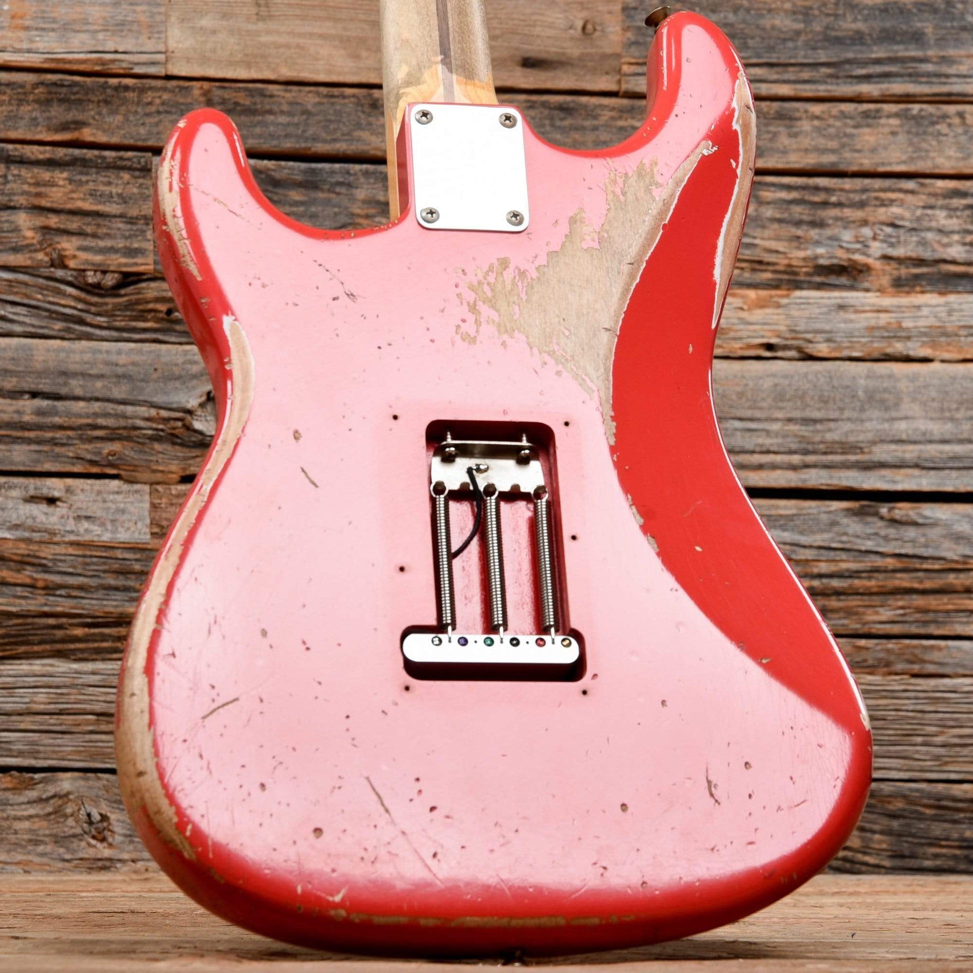 Fender CS 1956 Stratocaster Heavy Relic Fiesta Red 2013 Electric Guitars / Solid Body