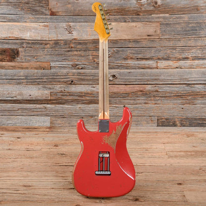 Fender CS 1956 Stratocaster Heavy Relic Fiesta Red 2013 Electric Guitars / Solid Body