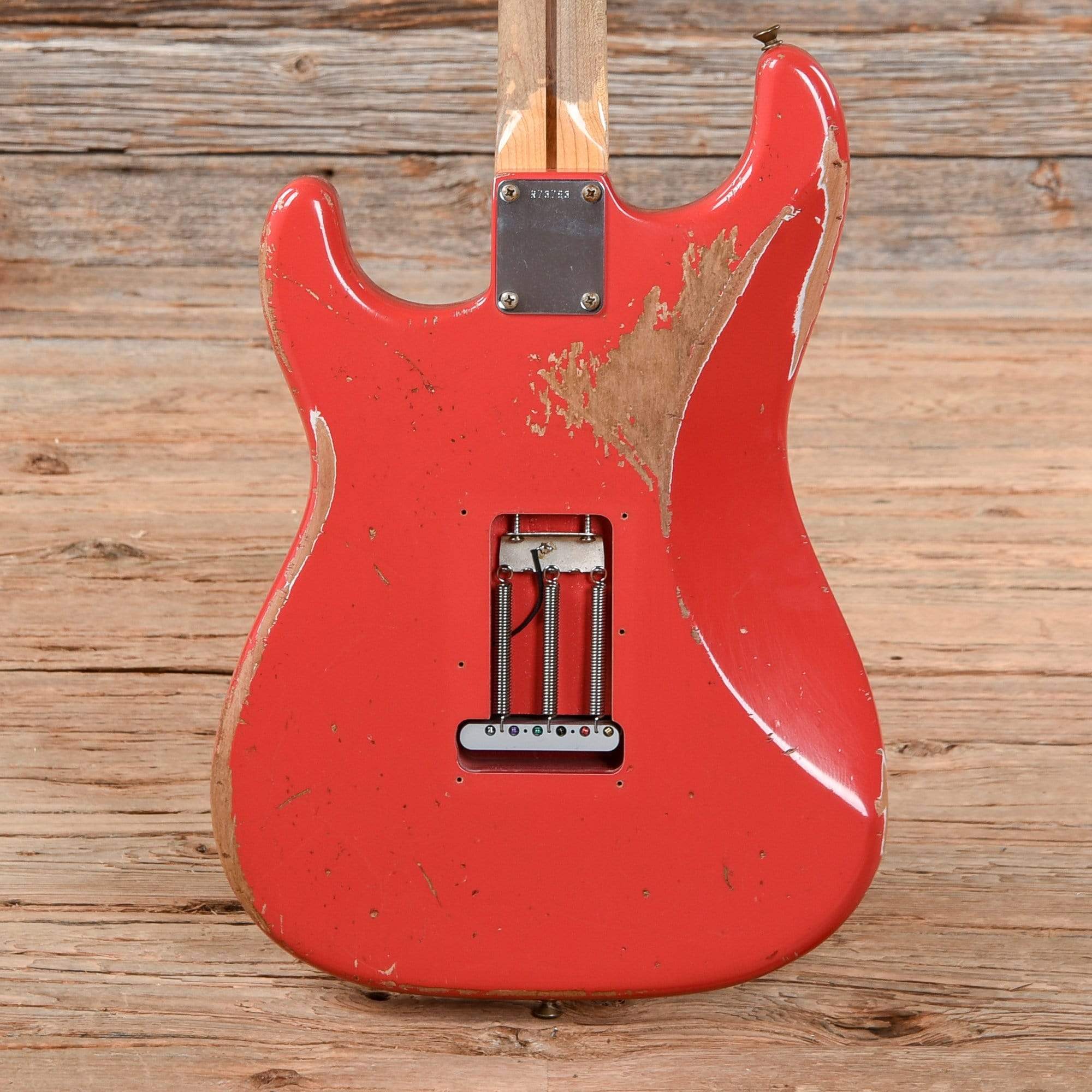 Fender CS 1956 Stratocaster Heavy Relic Fiesta Red 2013 Electric Guitars / Solid Body
